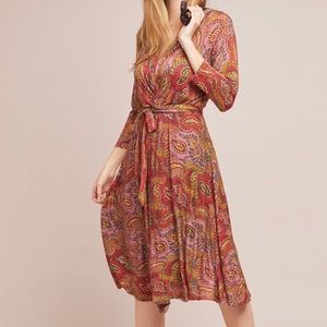 Anthropologie Paisley Dress